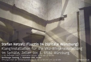 Flyer für die Installation im Spitäle